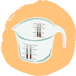 Une tasse à mesurer.
